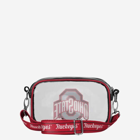 Ohio State Buckeyes Team Stripe Clear Crossbody Bag - Picture 4 of 4